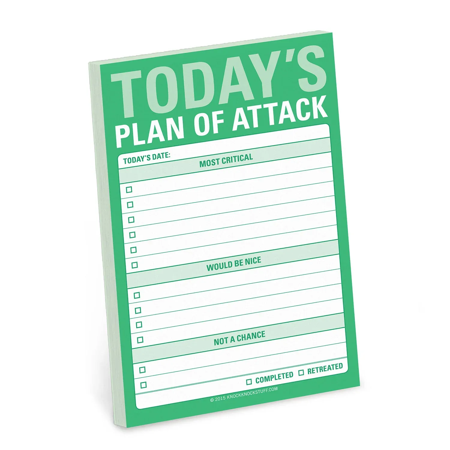 Today's Plan Of Attack Big Sticky Notes