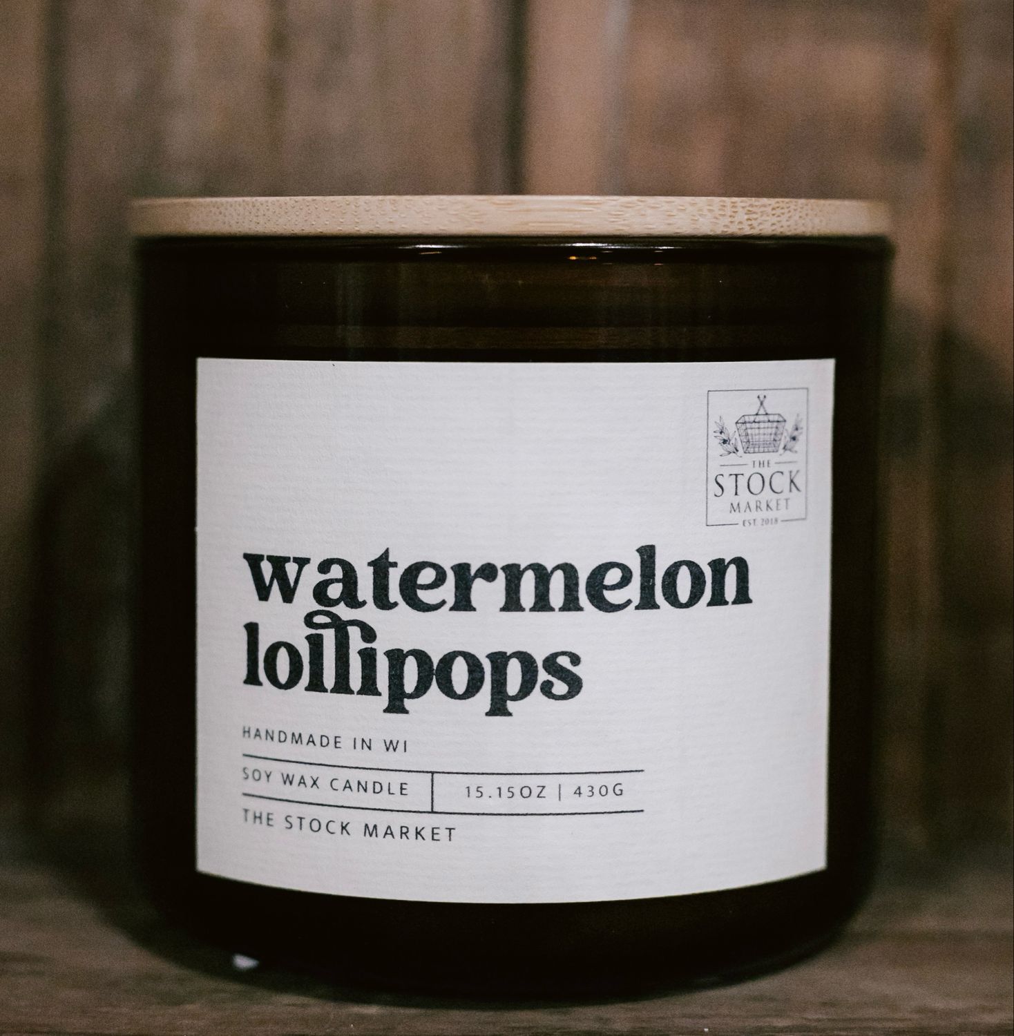 Watermelon Lollipops Large Jar