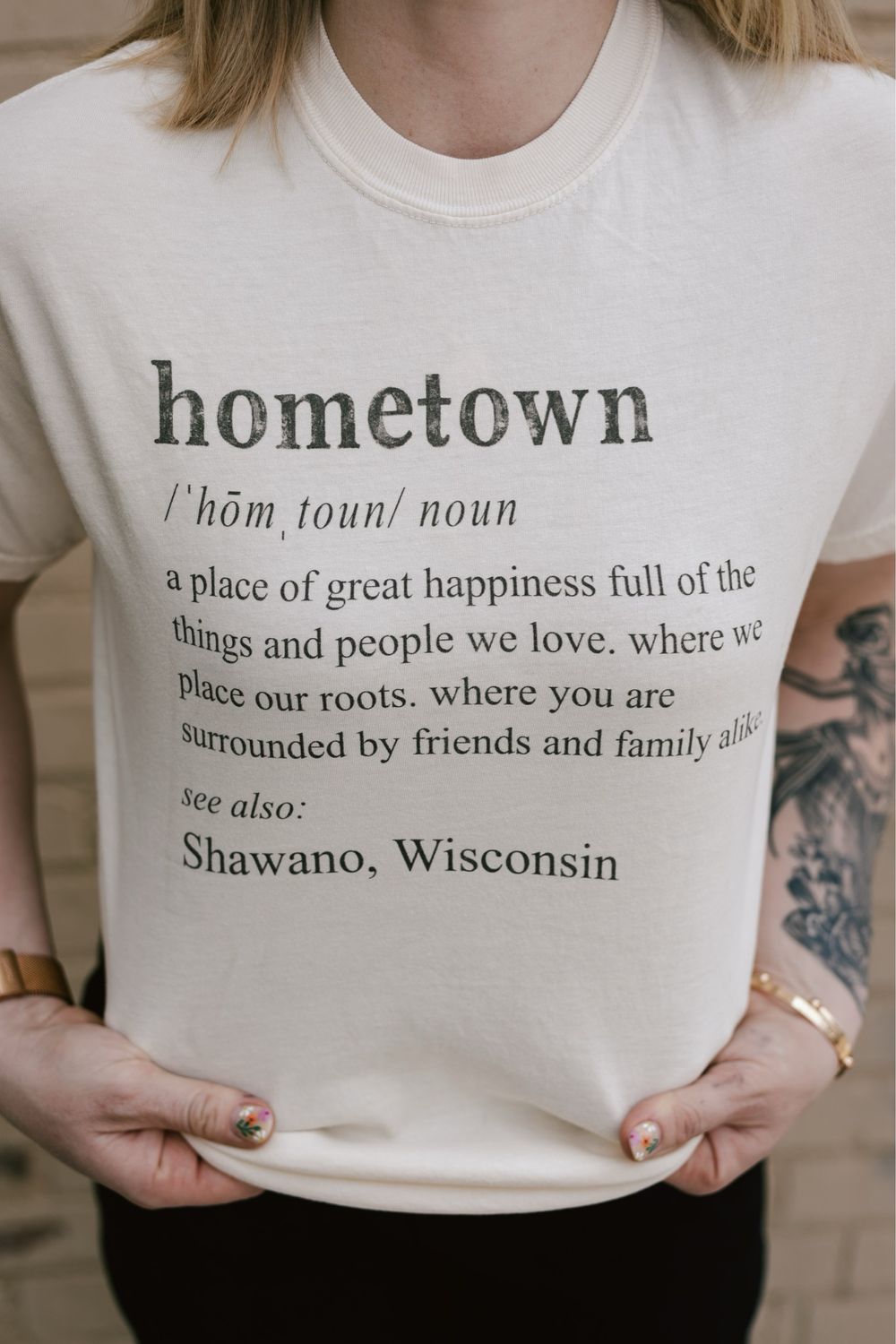 Tee Hometown Definition Shawano
