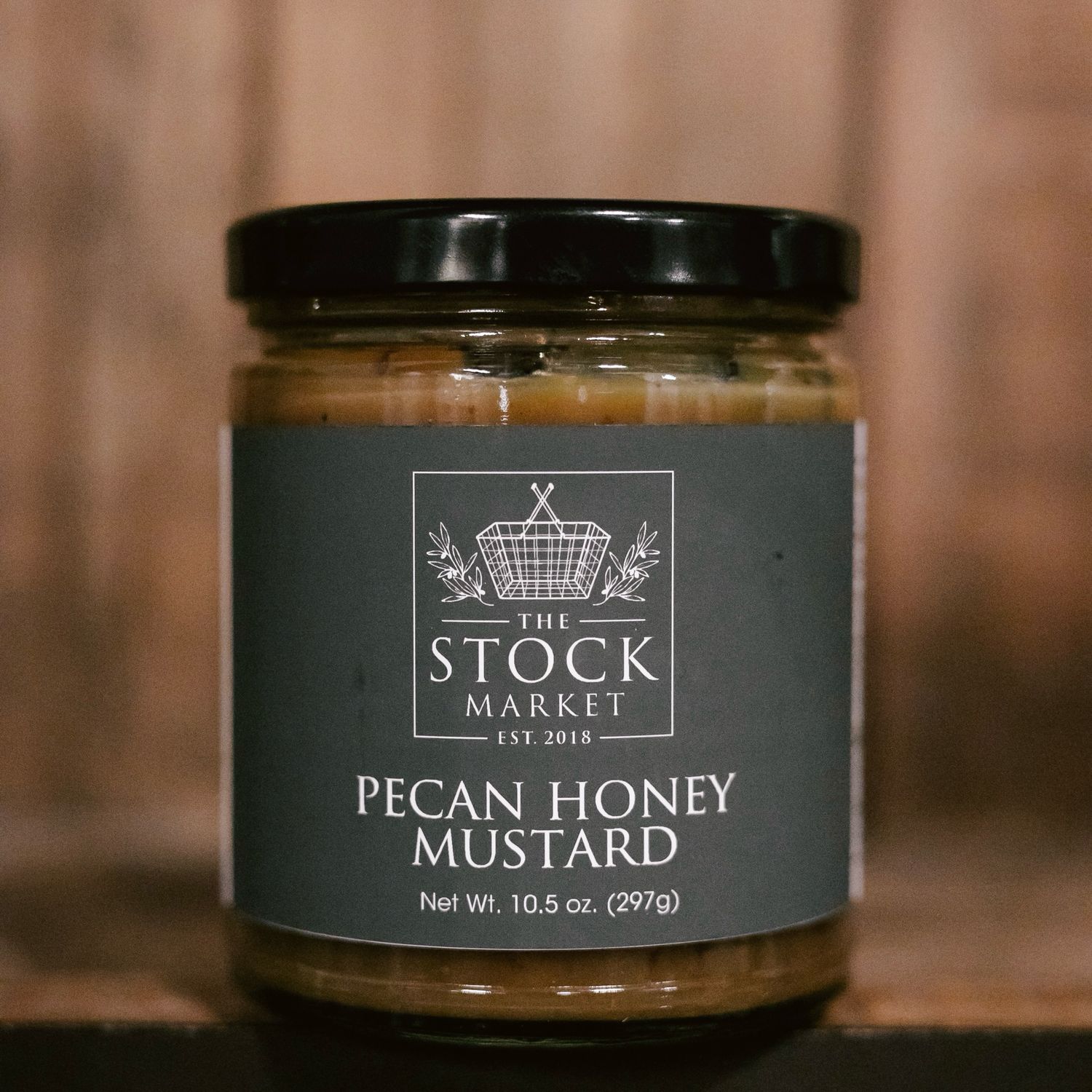 Mustard Pecan Honey