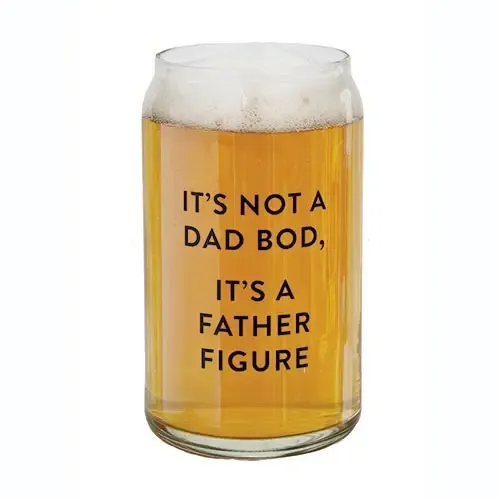 Beer Can Glass Father Figure