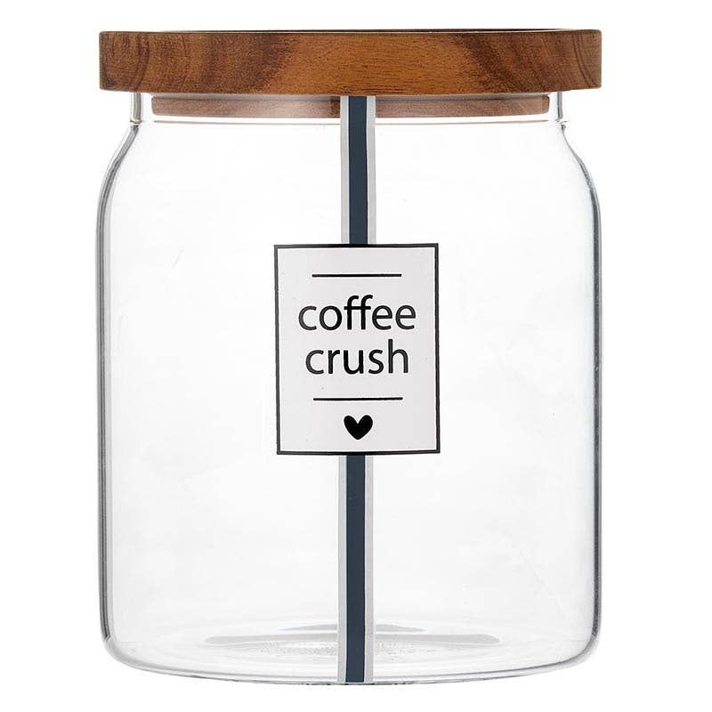 Glass Canister Coffee Crush