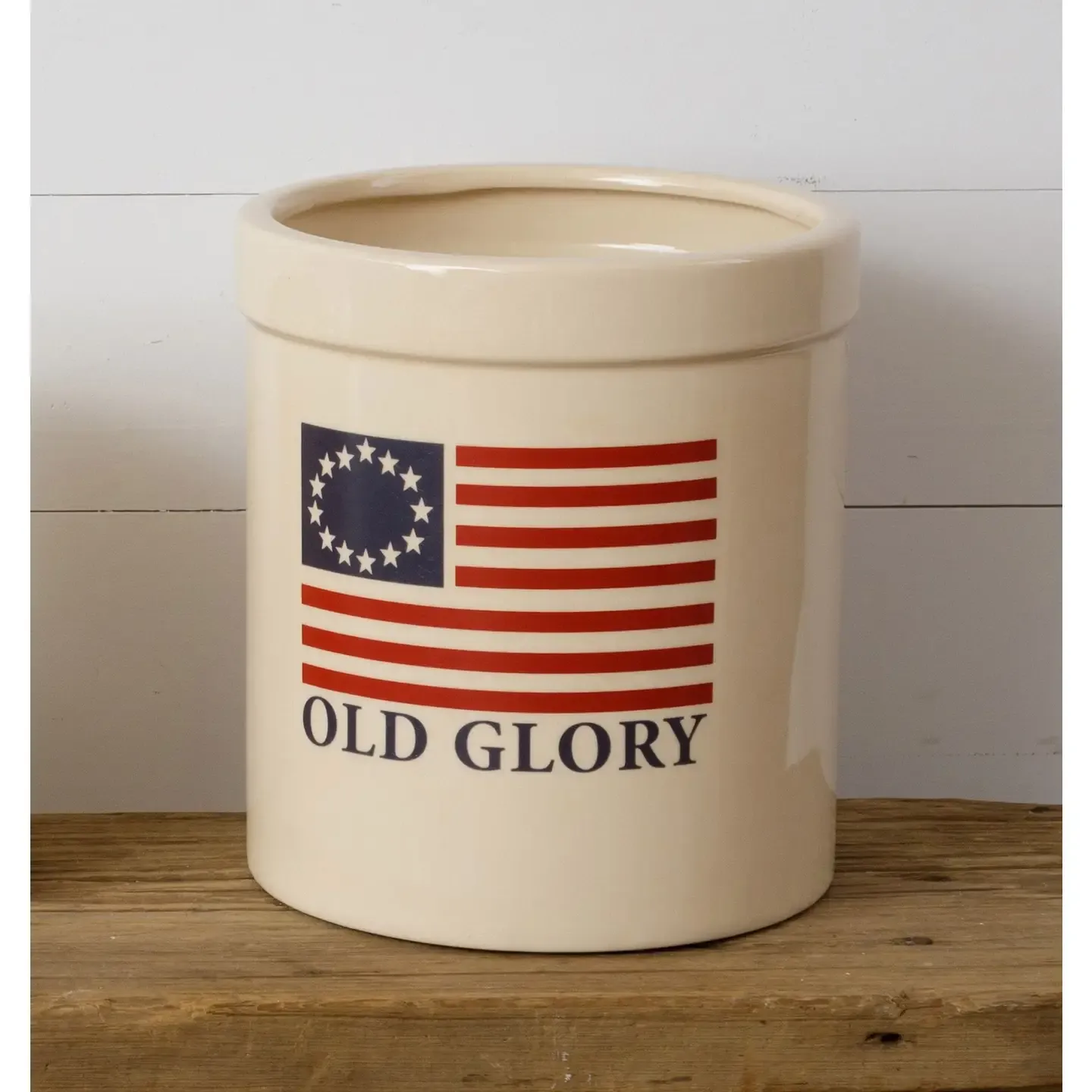 Crock Old Glory Large