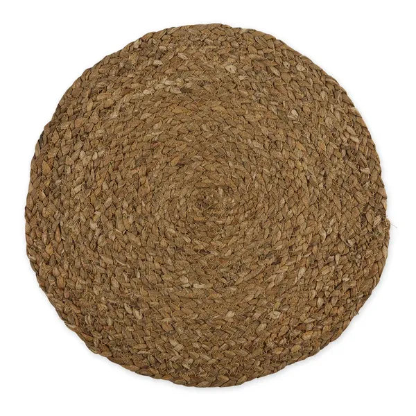 Placemat Round Braided Sesgrass