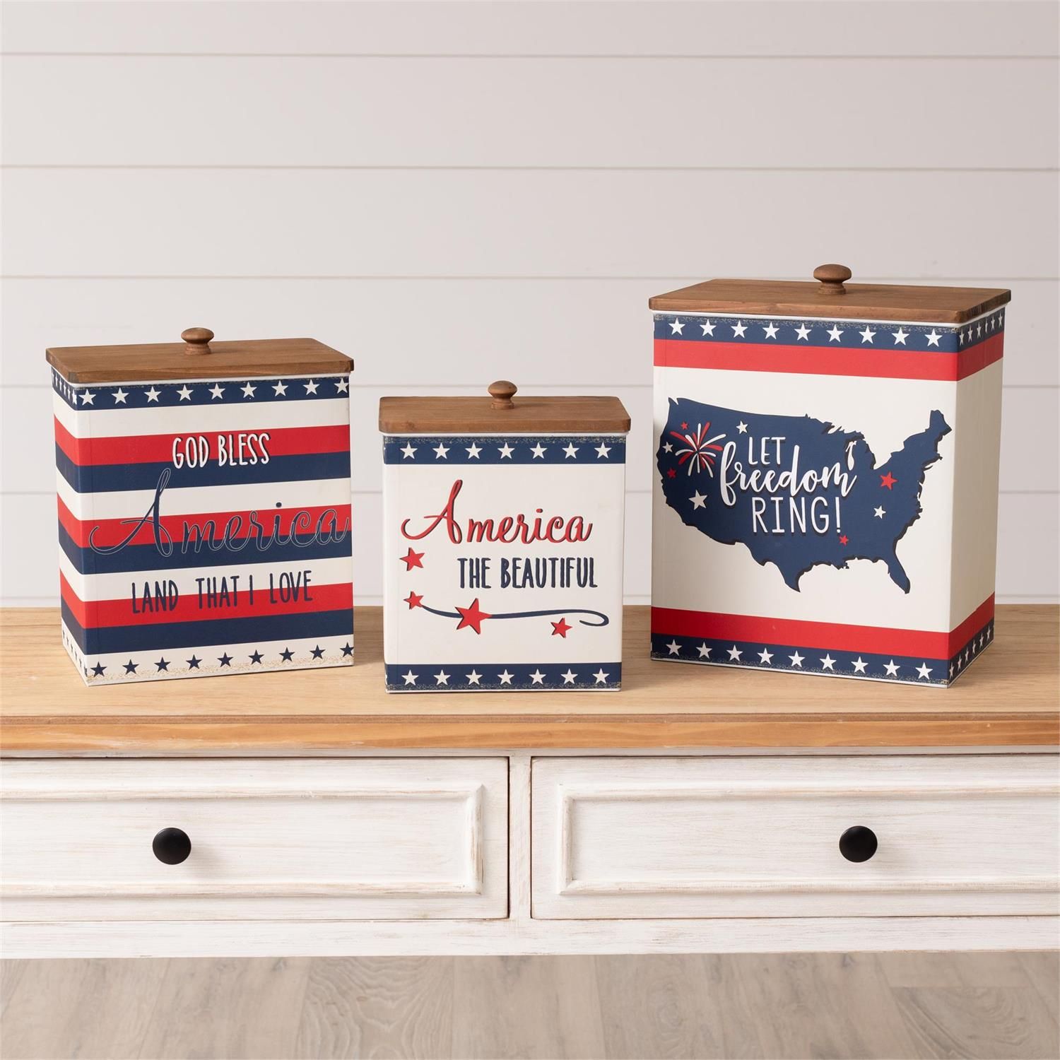 Nesting Tin Americana Lg