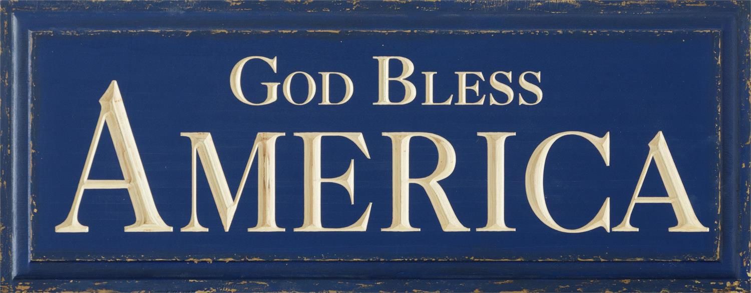 Sign God Bless America