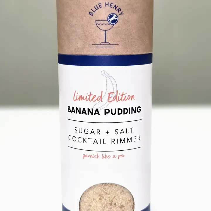 Rim Sugar+Salt Banana Pudding