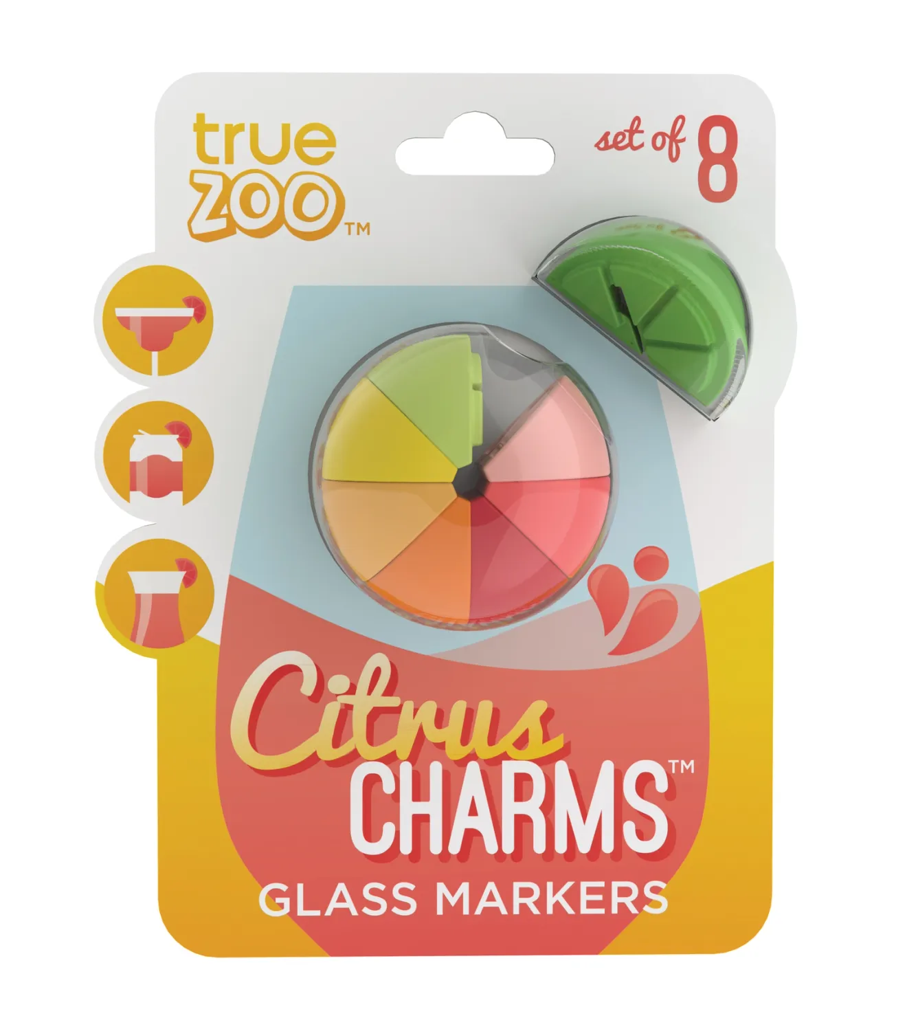 Citrus Charms Glass Markers