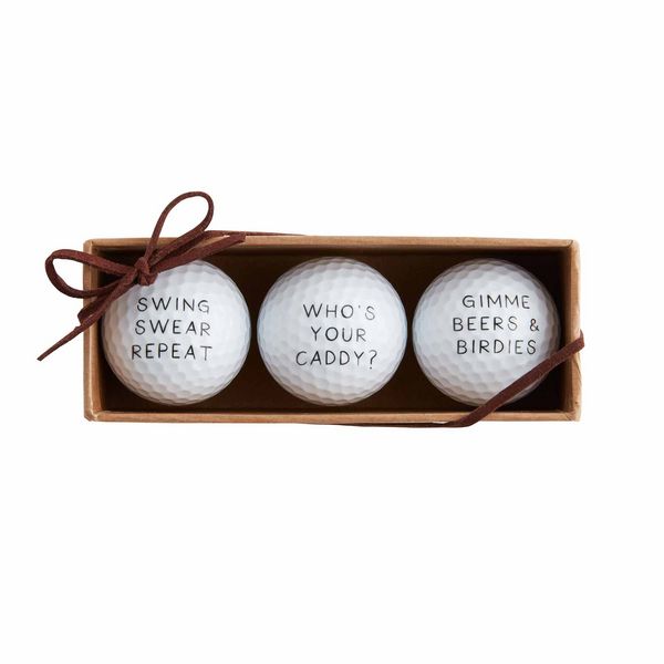 Wedding Golf Ball Set Who's Your Caddy