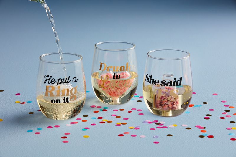Wedding Glass Drunk In Love