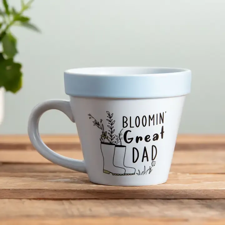 Plantaholic Mugs - Blooming Great Dad