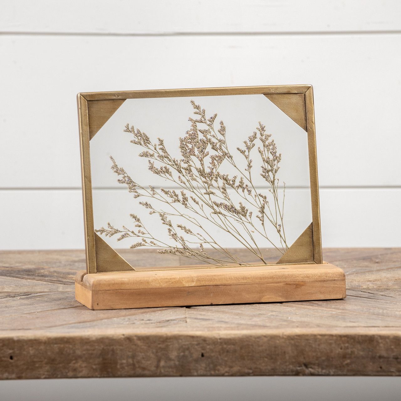 9.75" Pressed Flower Tabletop Frame