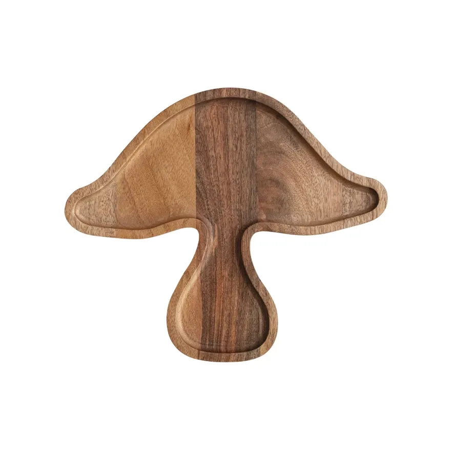 Board Mango Wood Mushroom 13" L
