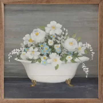 Sign Blooming Bath Julia Purinton