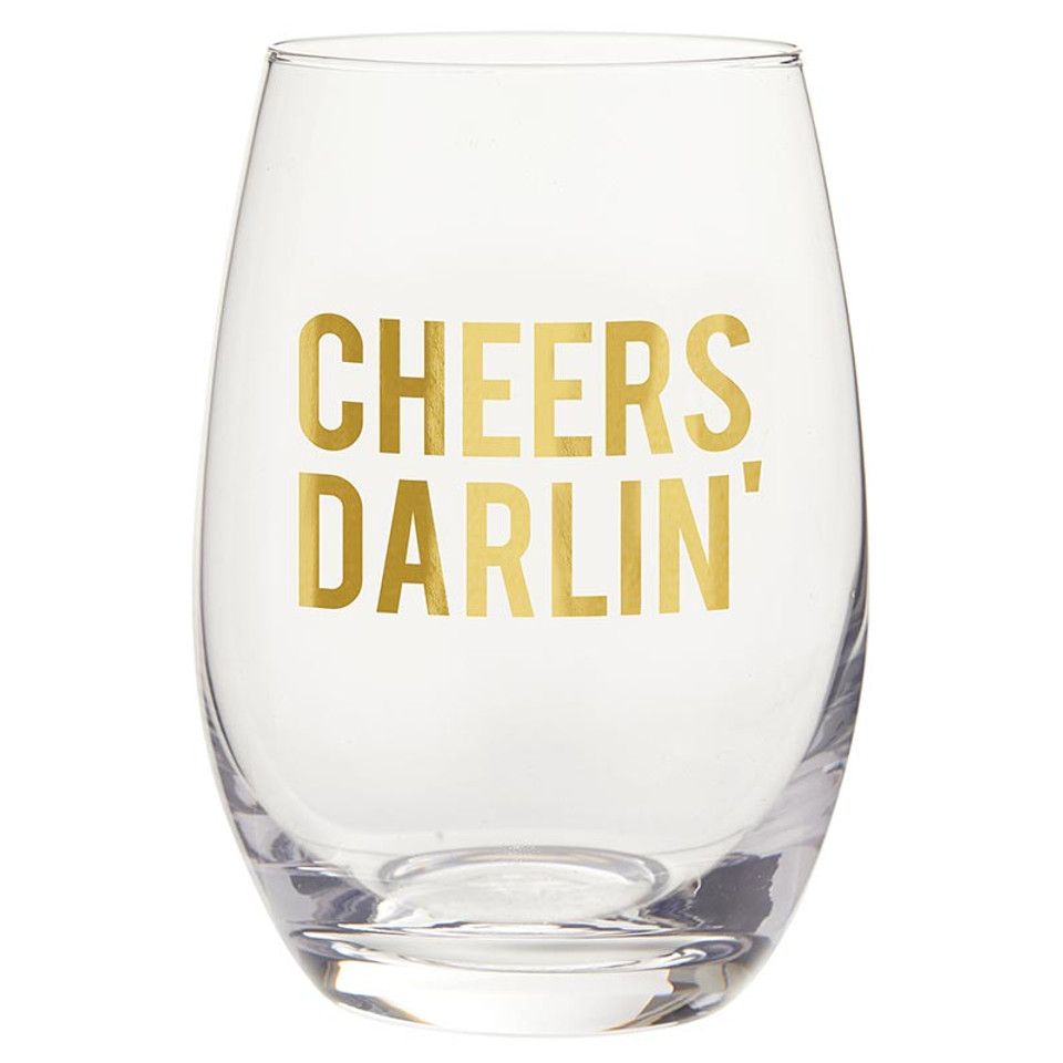 Wine Glass Cheers Darlin'