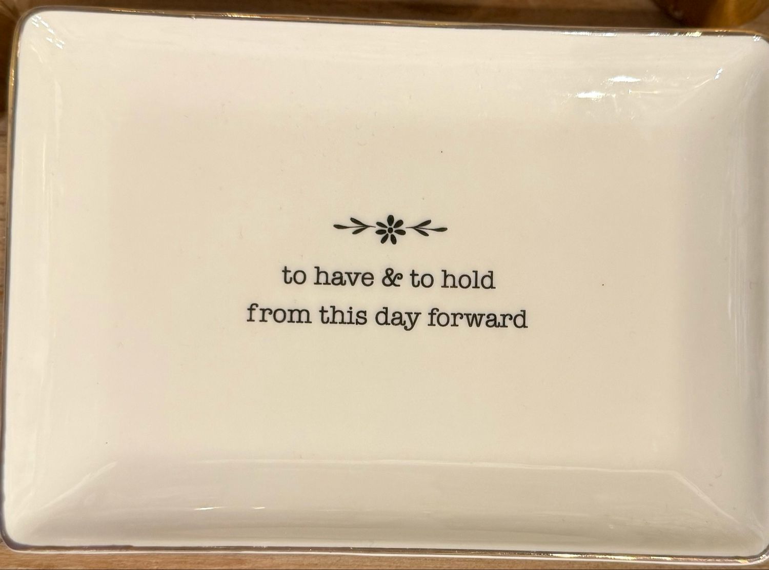 Wedding Trinket Dish To Have