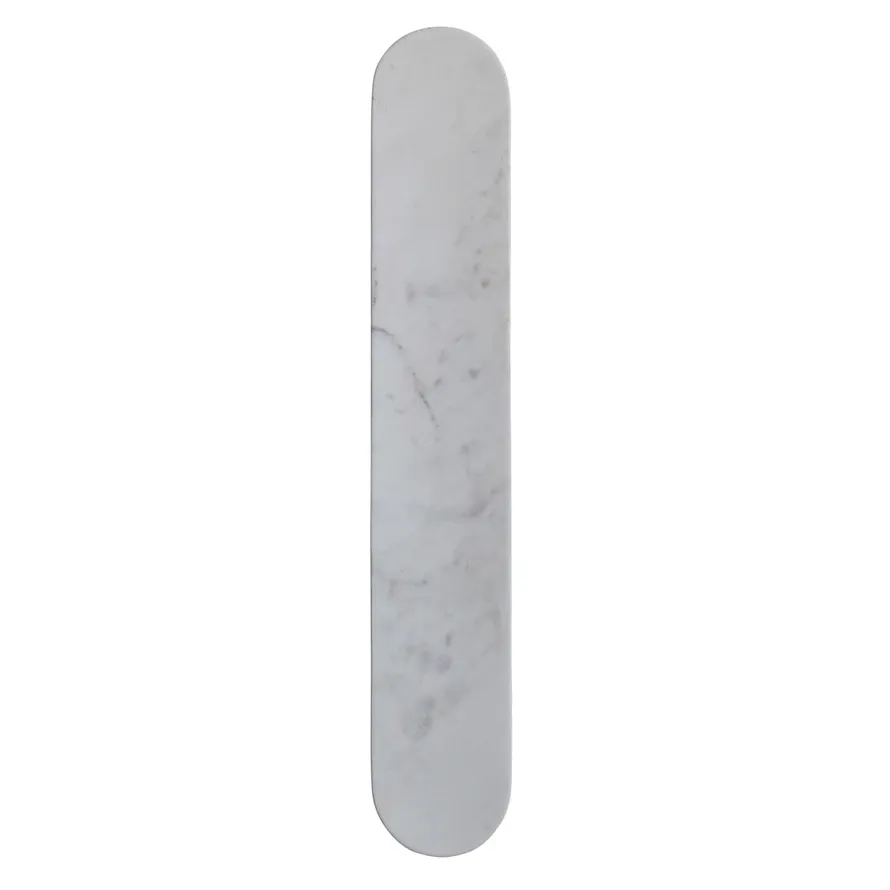Marble Serving Board, White 24" L