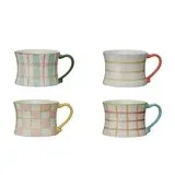 Mug w Design, Multi, 4 Styles