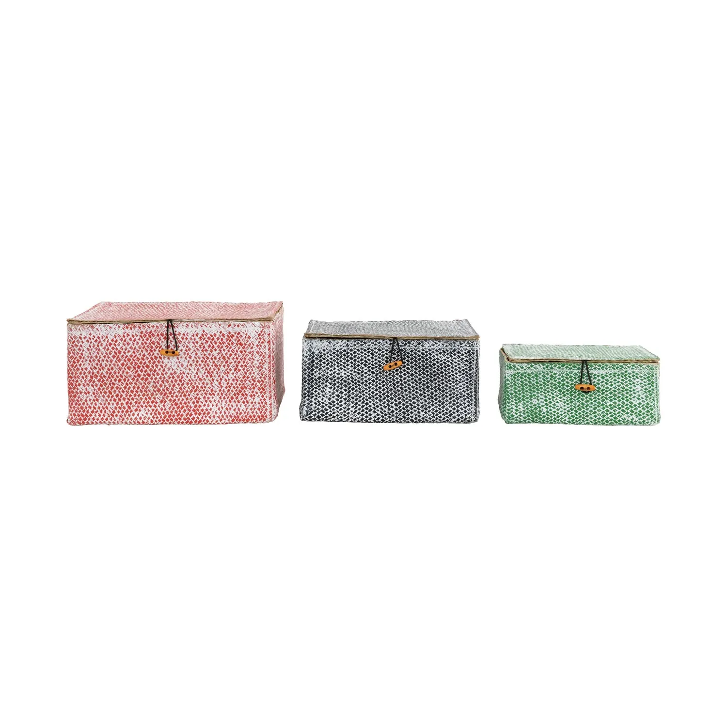 Palm Leaf Box Red