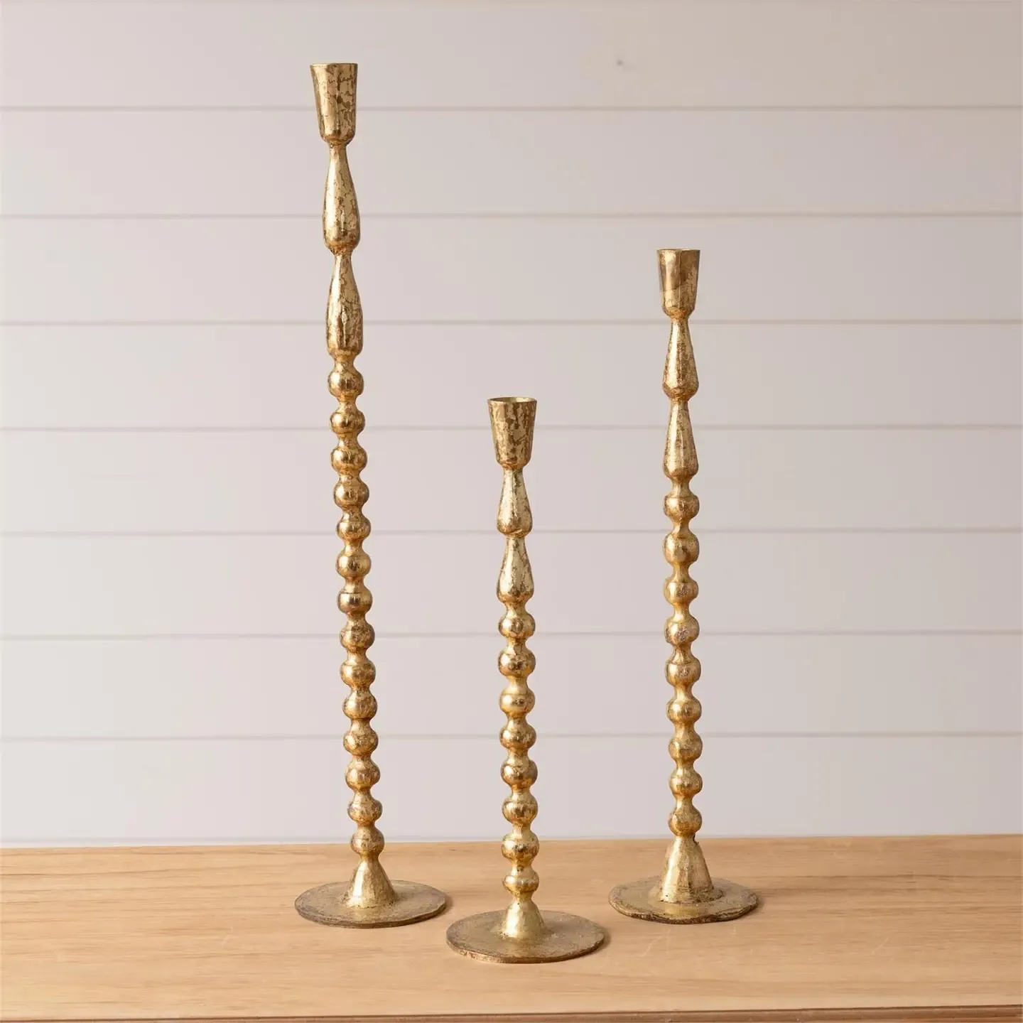 Taper Holder Gold Bubble Med