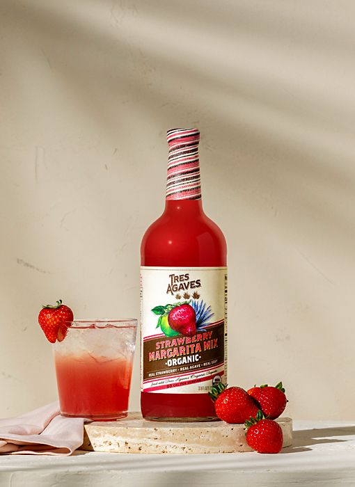 Mixer Tres Agaves Strawberry Maragrita