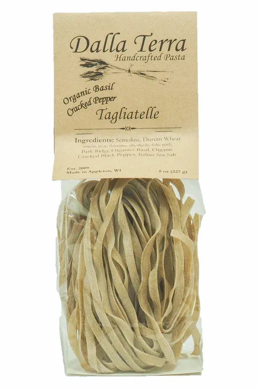Pasta Tagliatelle Basil Cracked Pepper