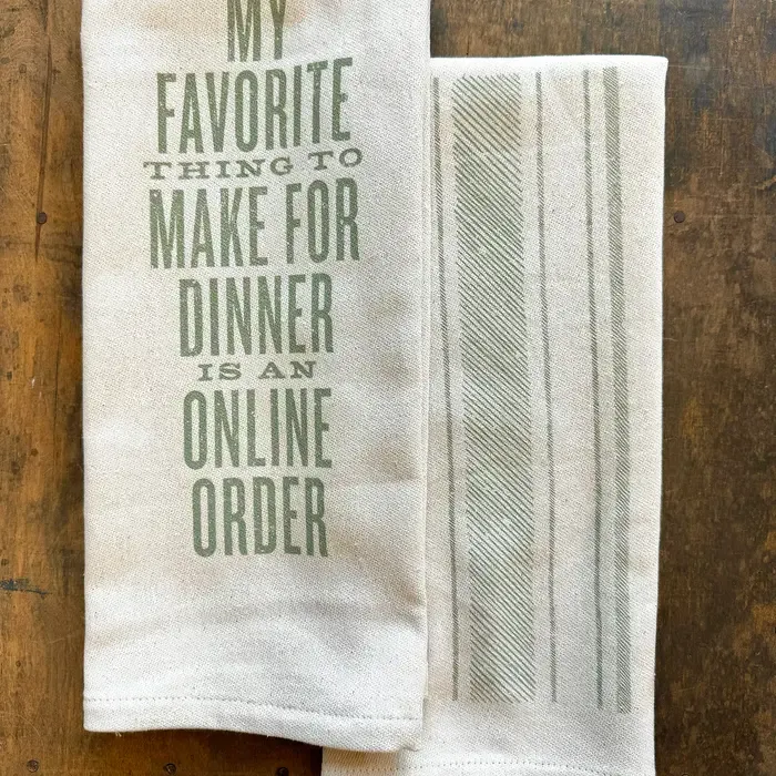 Towel My Favorite Thing To Make For Dinner