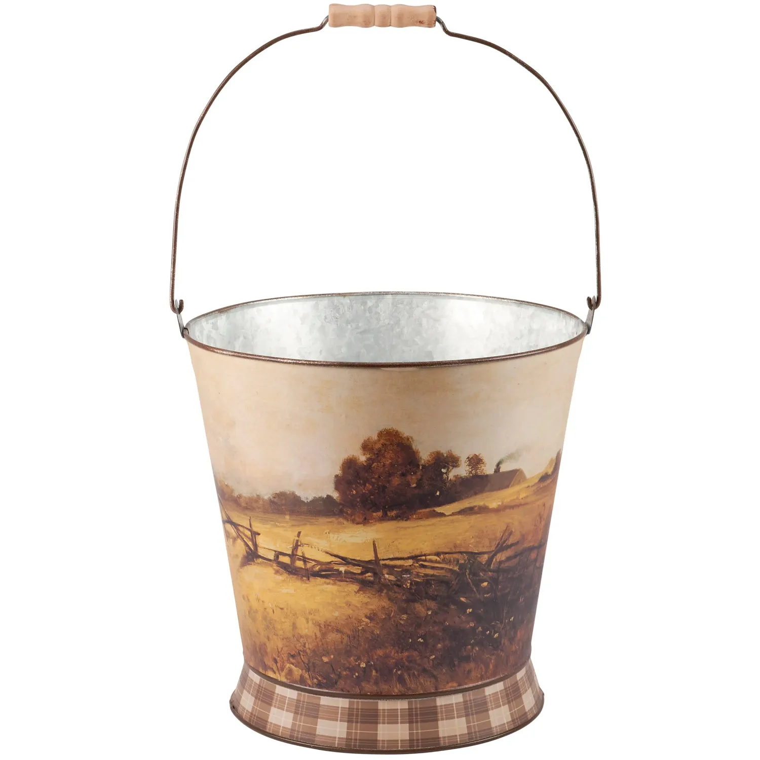 Fall Bucket Rural Farmland