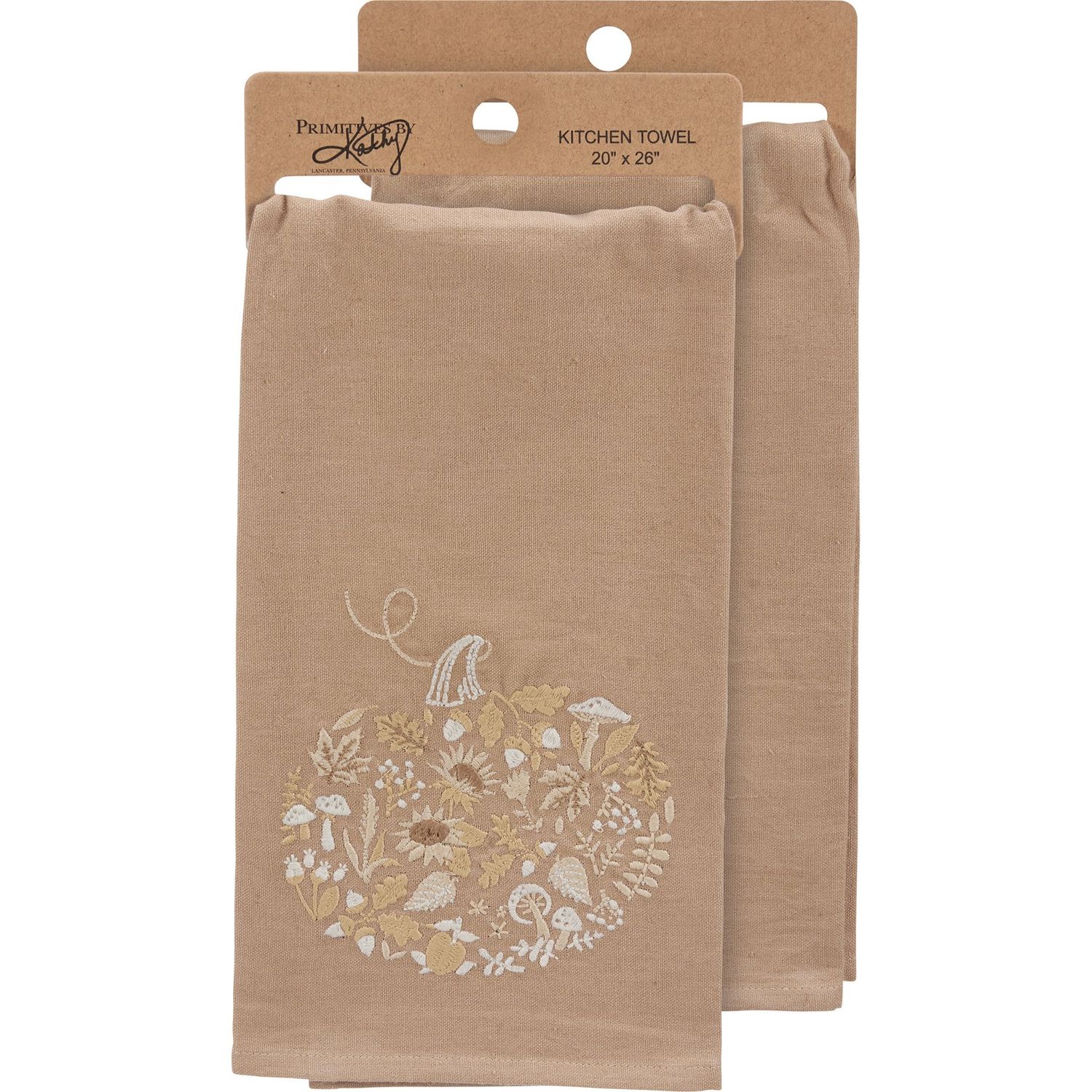 Fall Towel Pumpkin