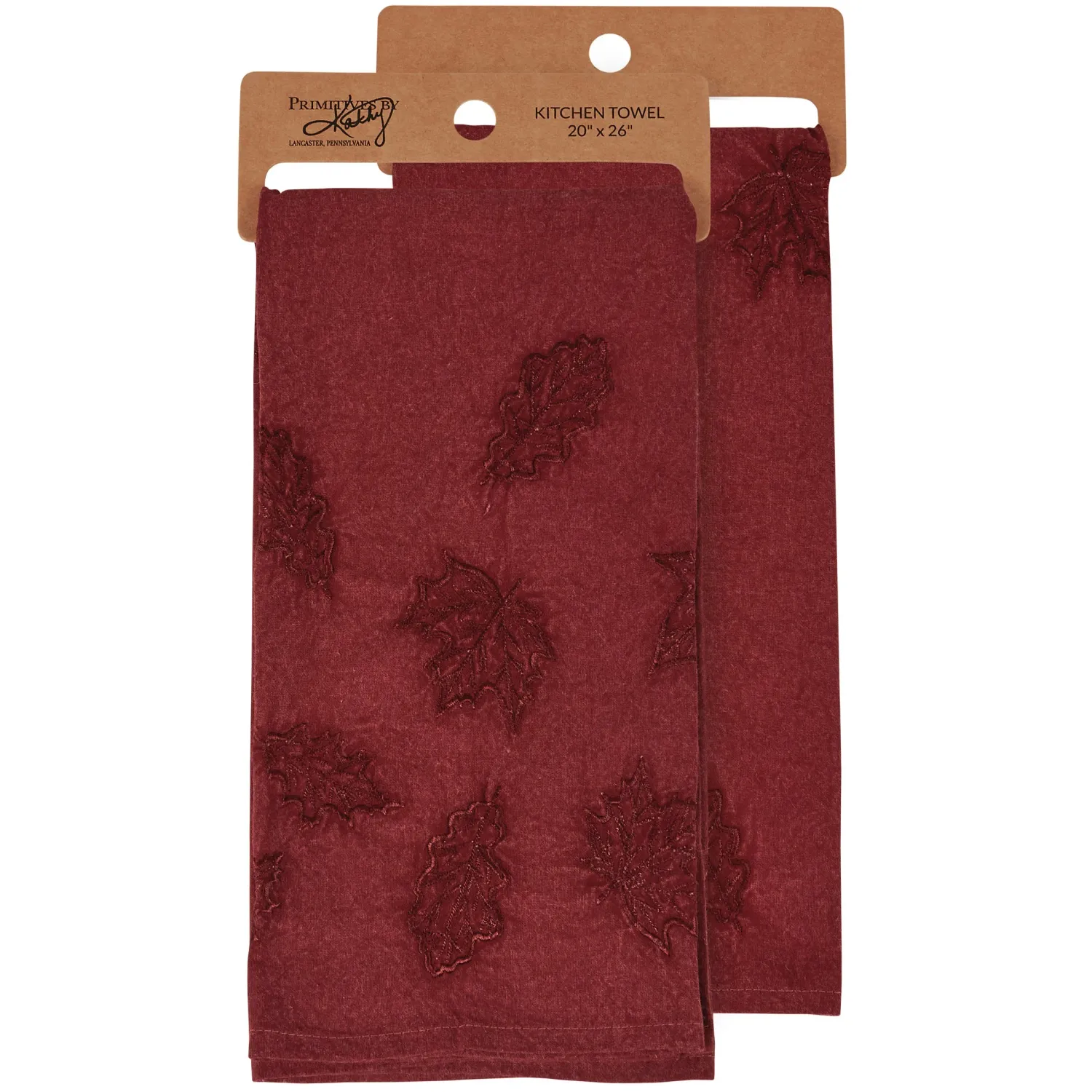 Fall Kitchen Towel Falling Leaves