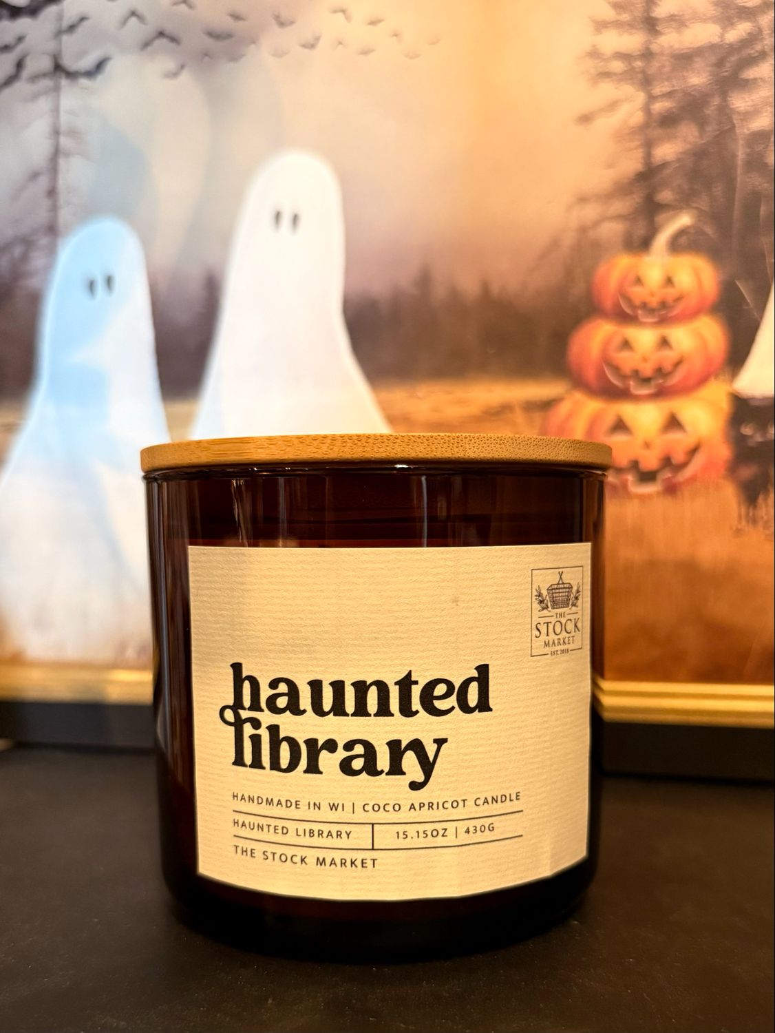 Haunted Library Large Jar