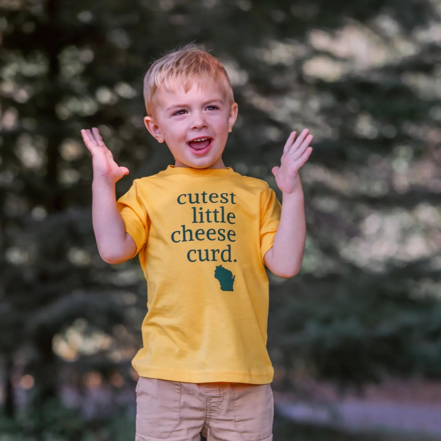 Kids Tee Cutest Curd Yellow