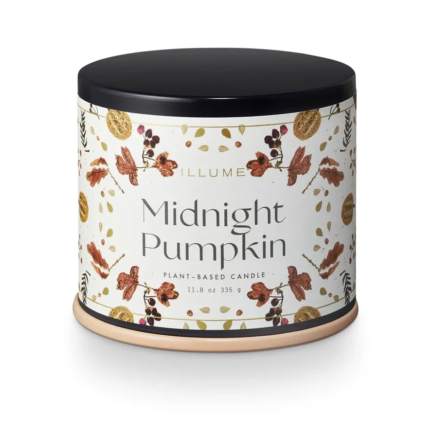 Candle Midnight Pumpkin Large Tin