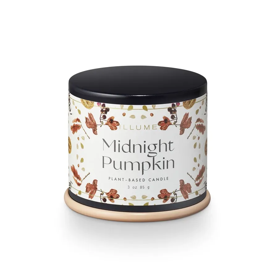 Candle Midnight Pumpkin Vanity Tin