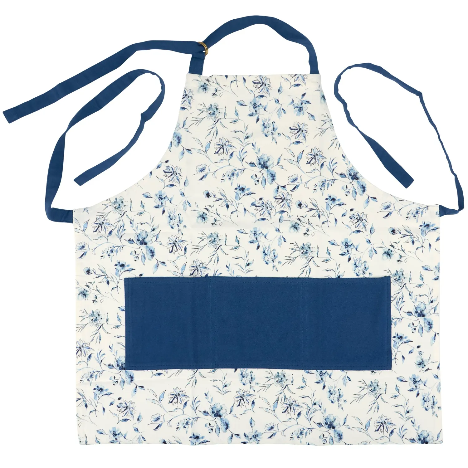 Apron Blue Florals