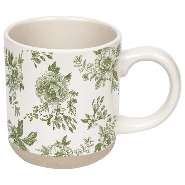 Mug Green Delft Stoneware