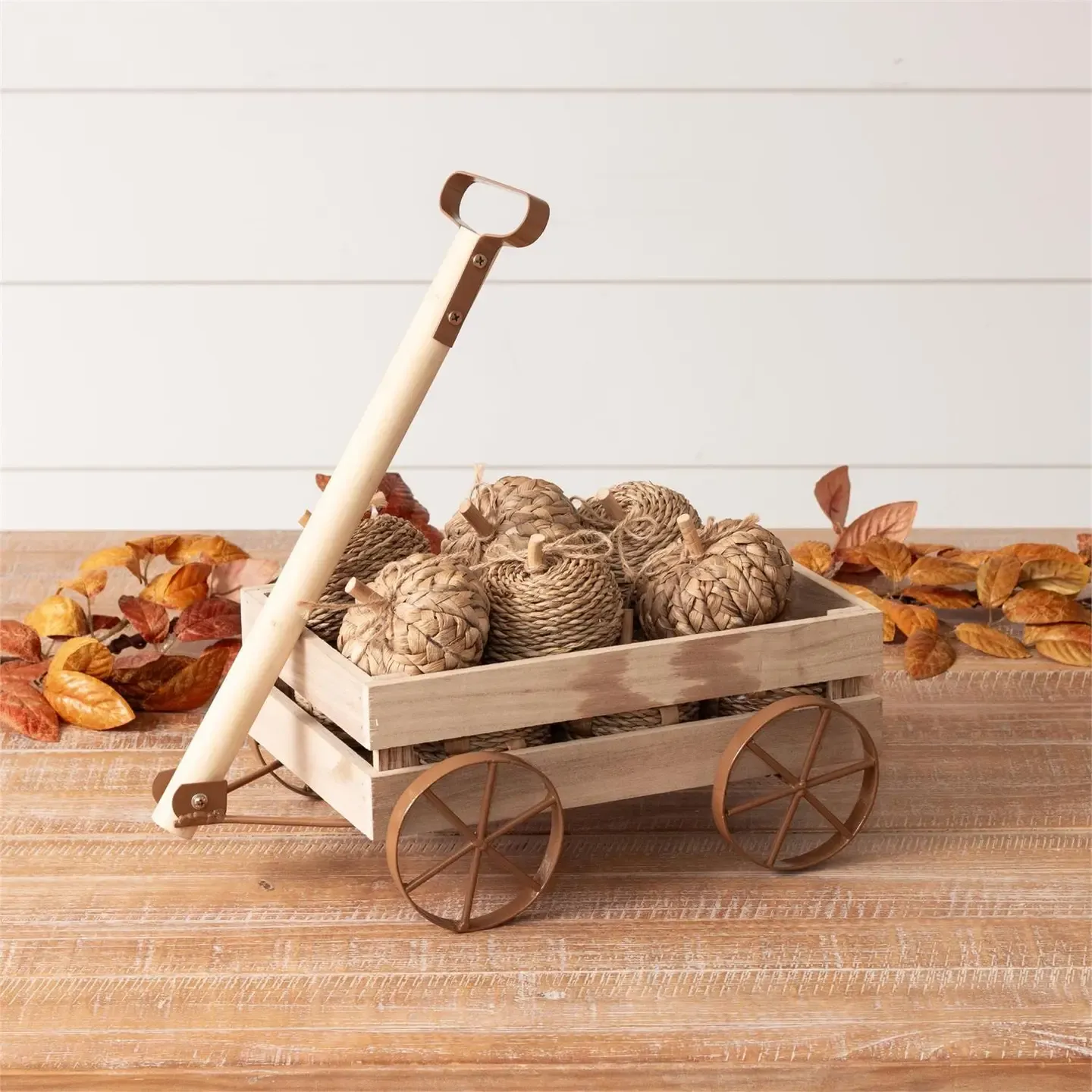 Fall Wooden Wagon