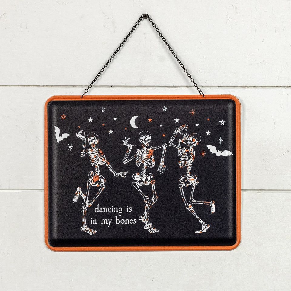 HWN Dancing Skeletons Sign