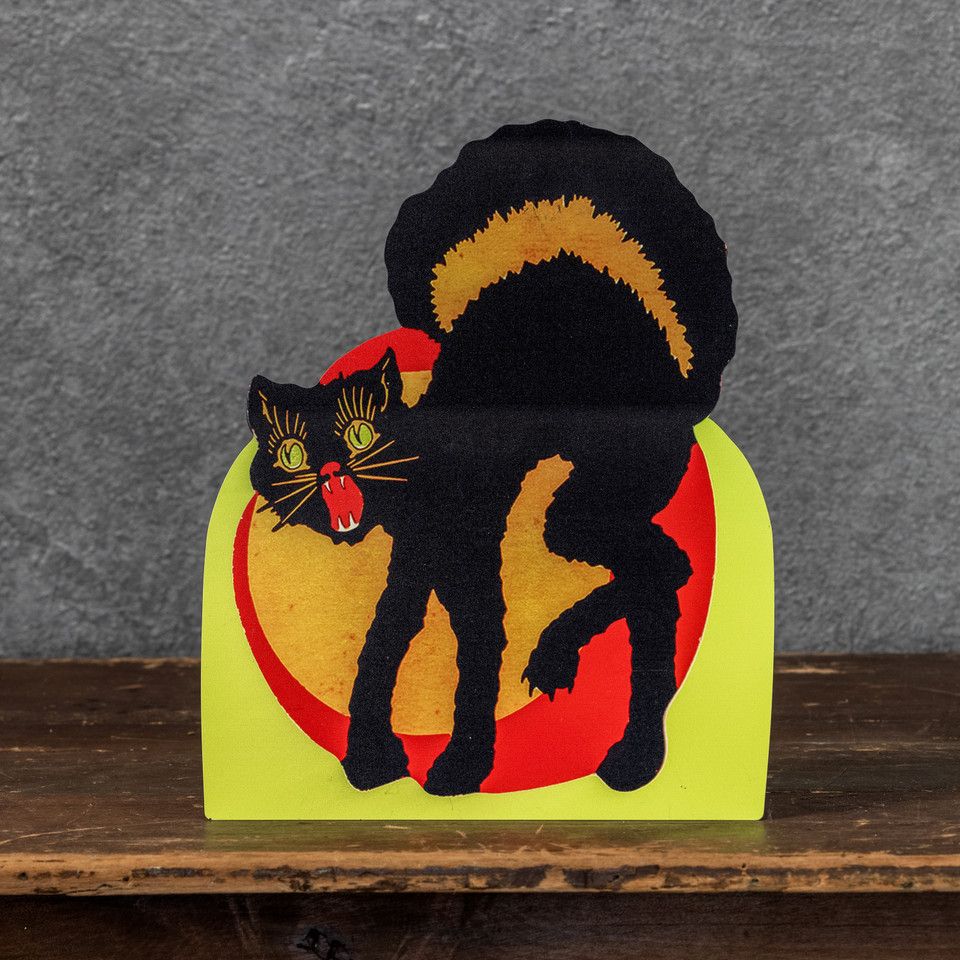 HWN Vintage Crazy Cat Sign