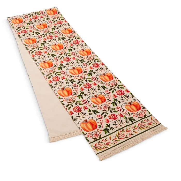 Fall 90" Pumpkin Vine Runner