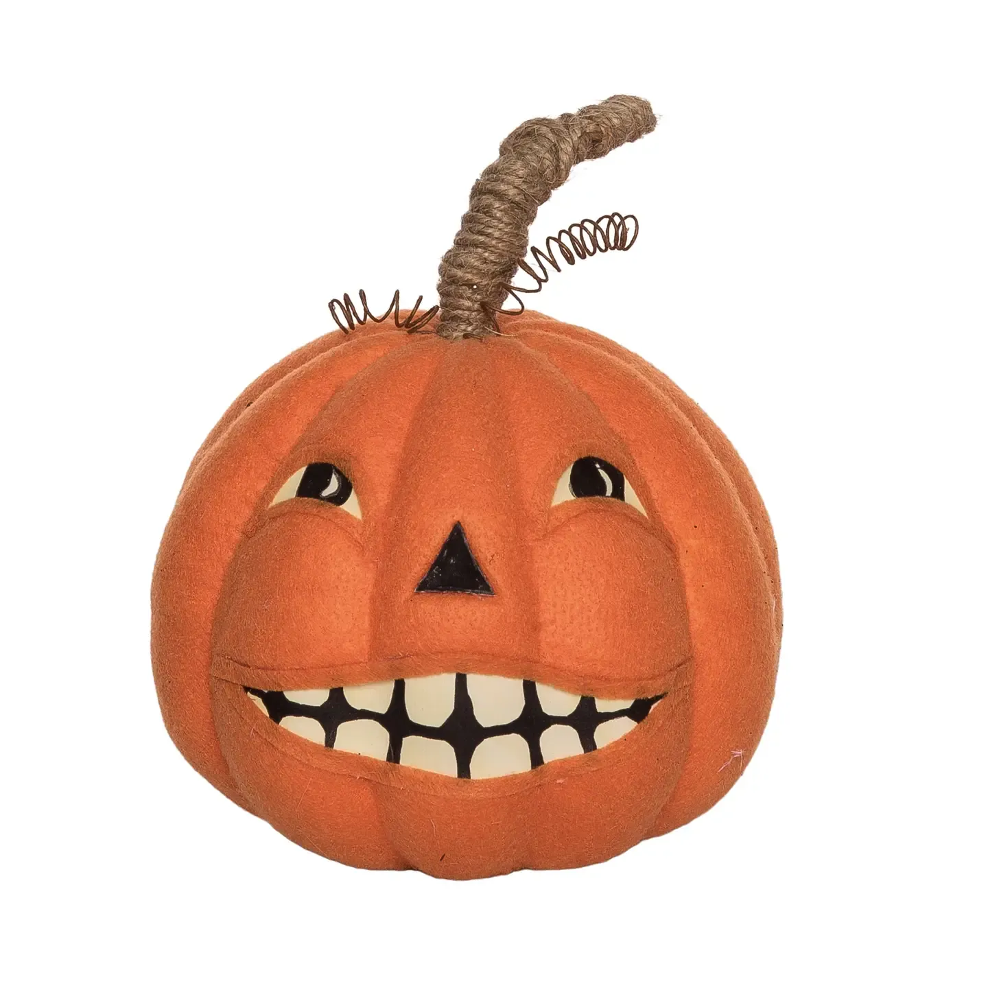 HWN Large Vintage Plush Pumpkin Head