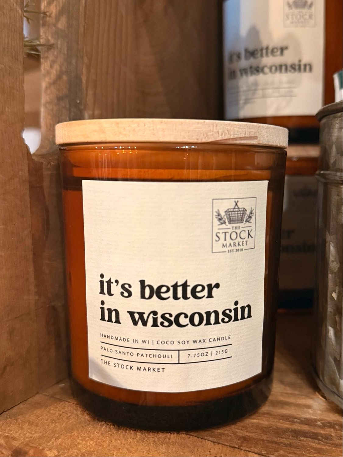 It's Better In Wisconsin | Dark Rose Jar