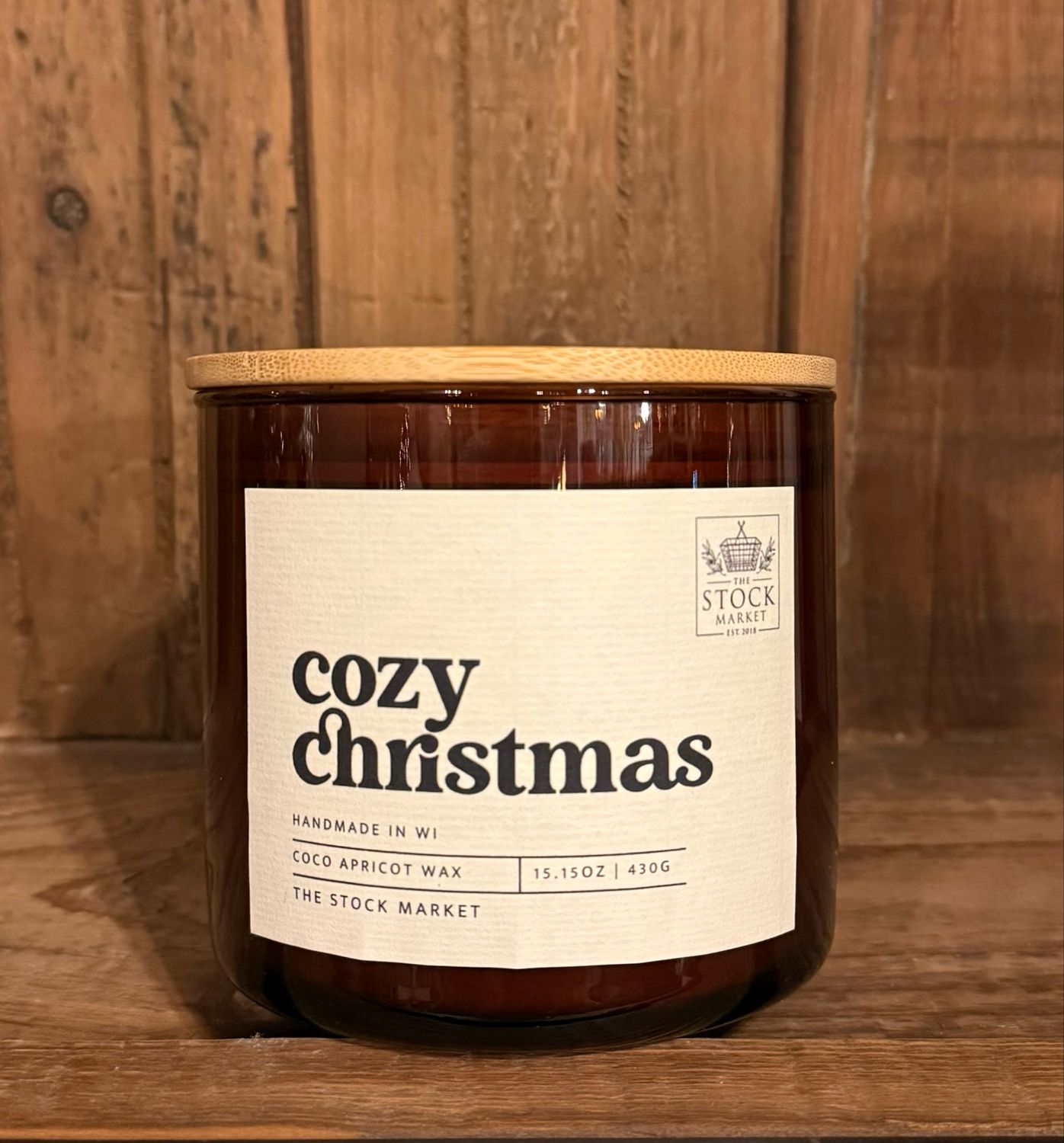 Cozy Christmas Large Jar
