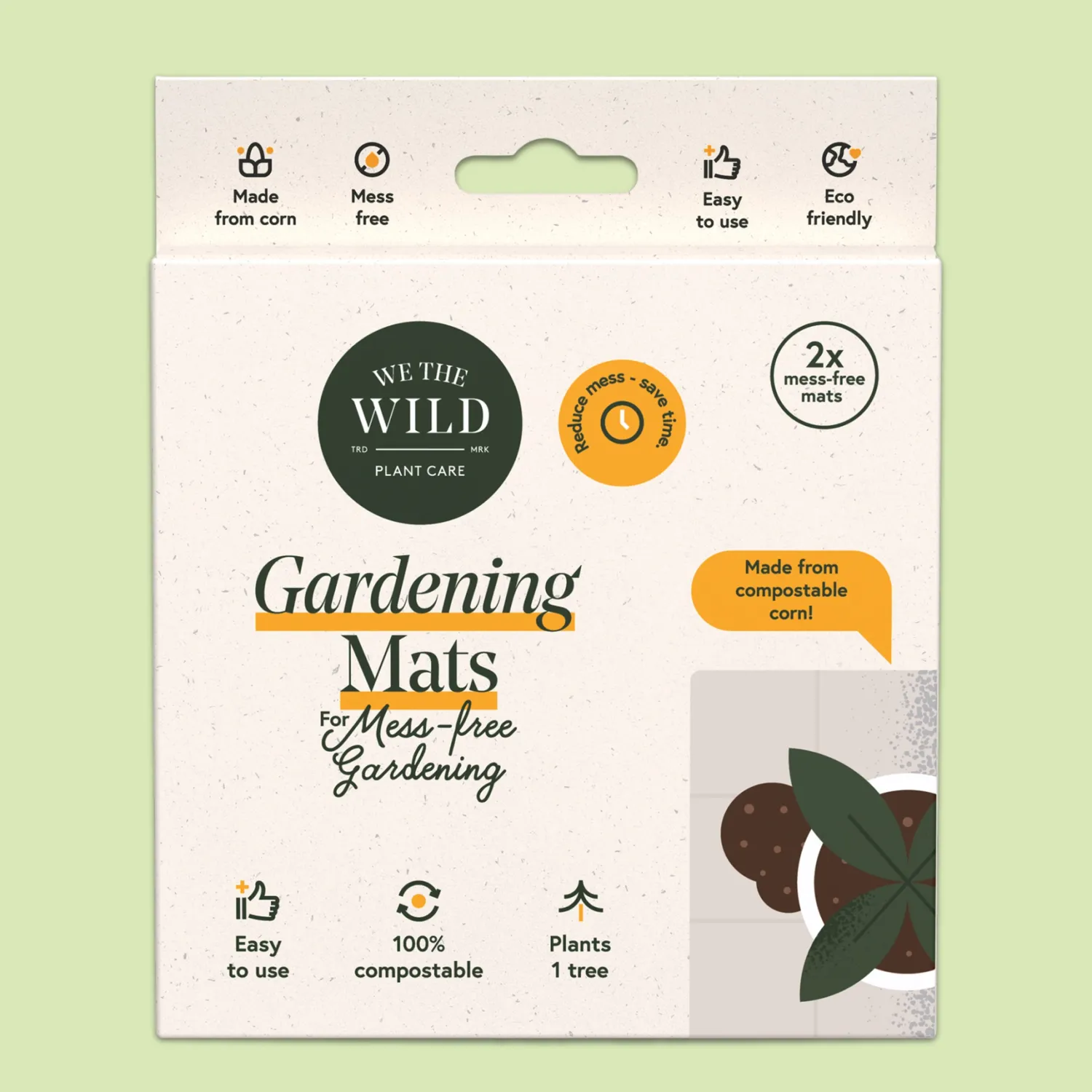 Plant Mess Free Gardening Mat Set