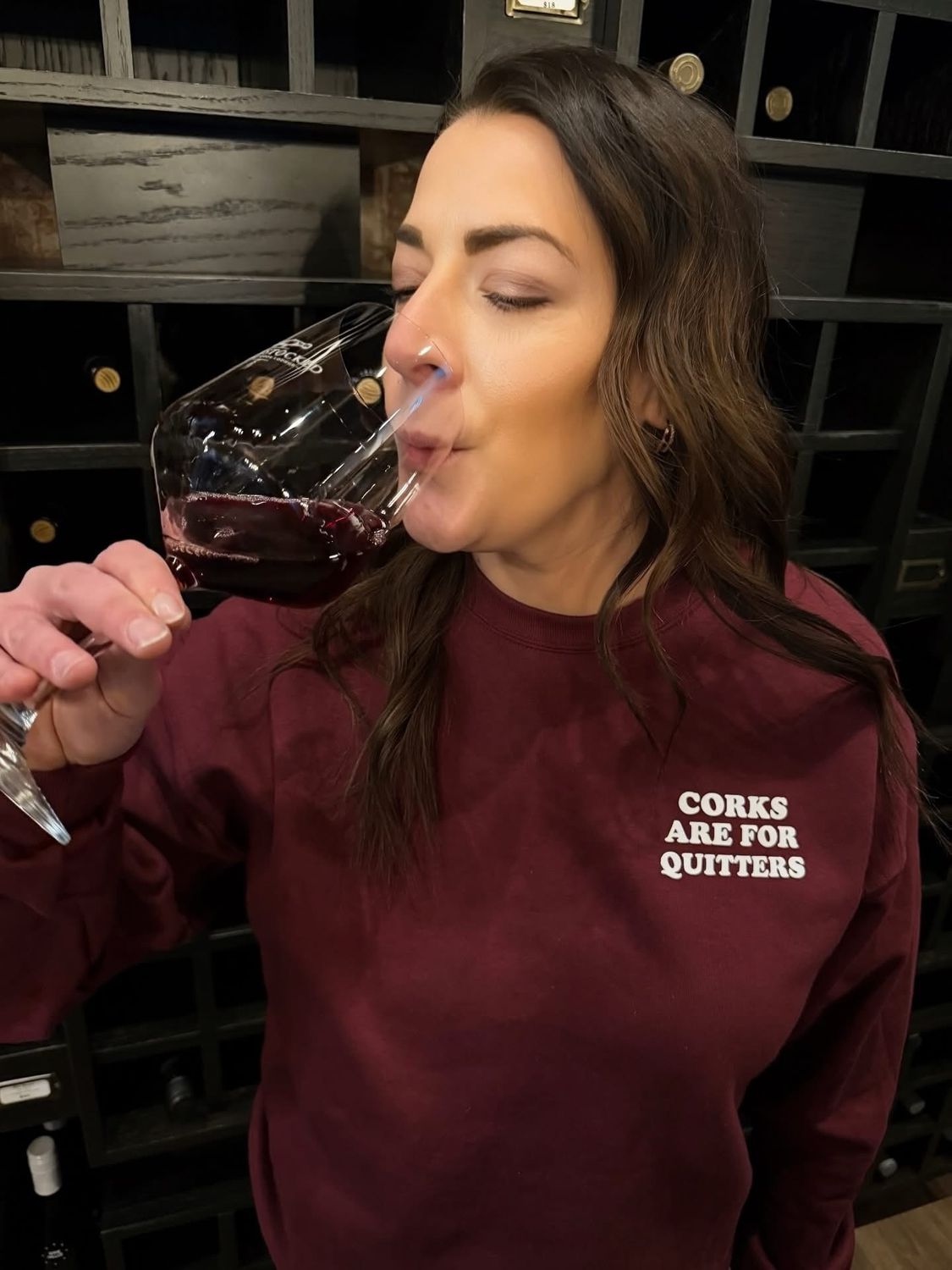 Sweatshirt Corks Are For Quitters