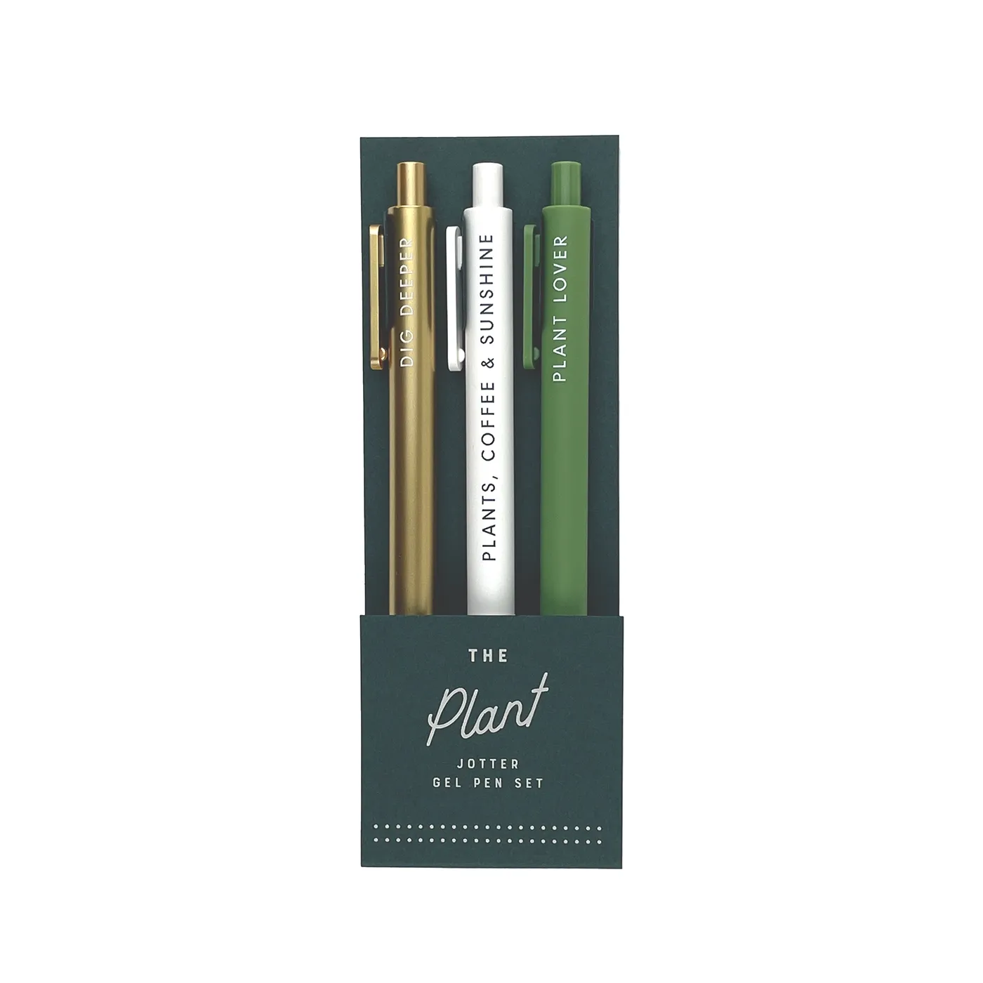 Plant Jotter Gel Pens
