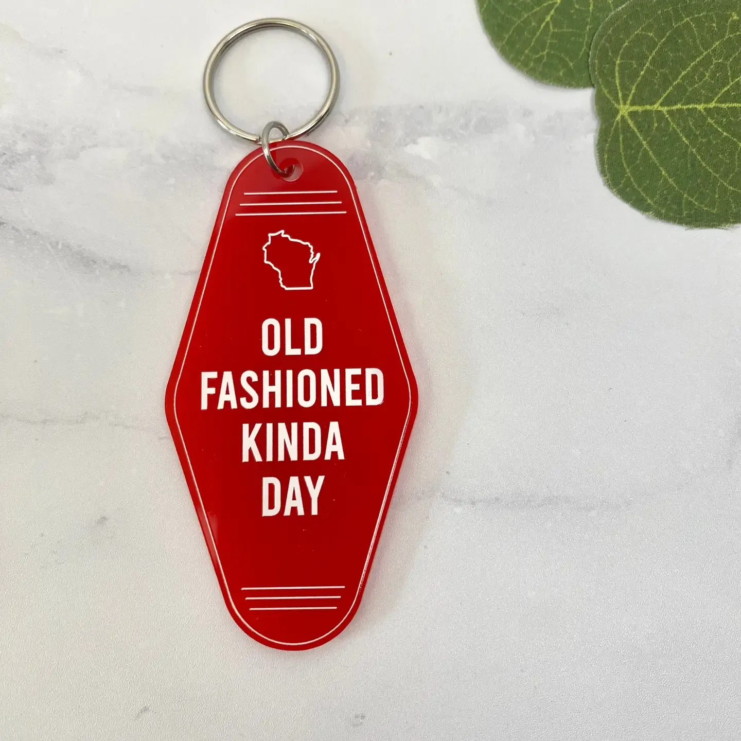 Old Fashioned Kinda Day Keychain