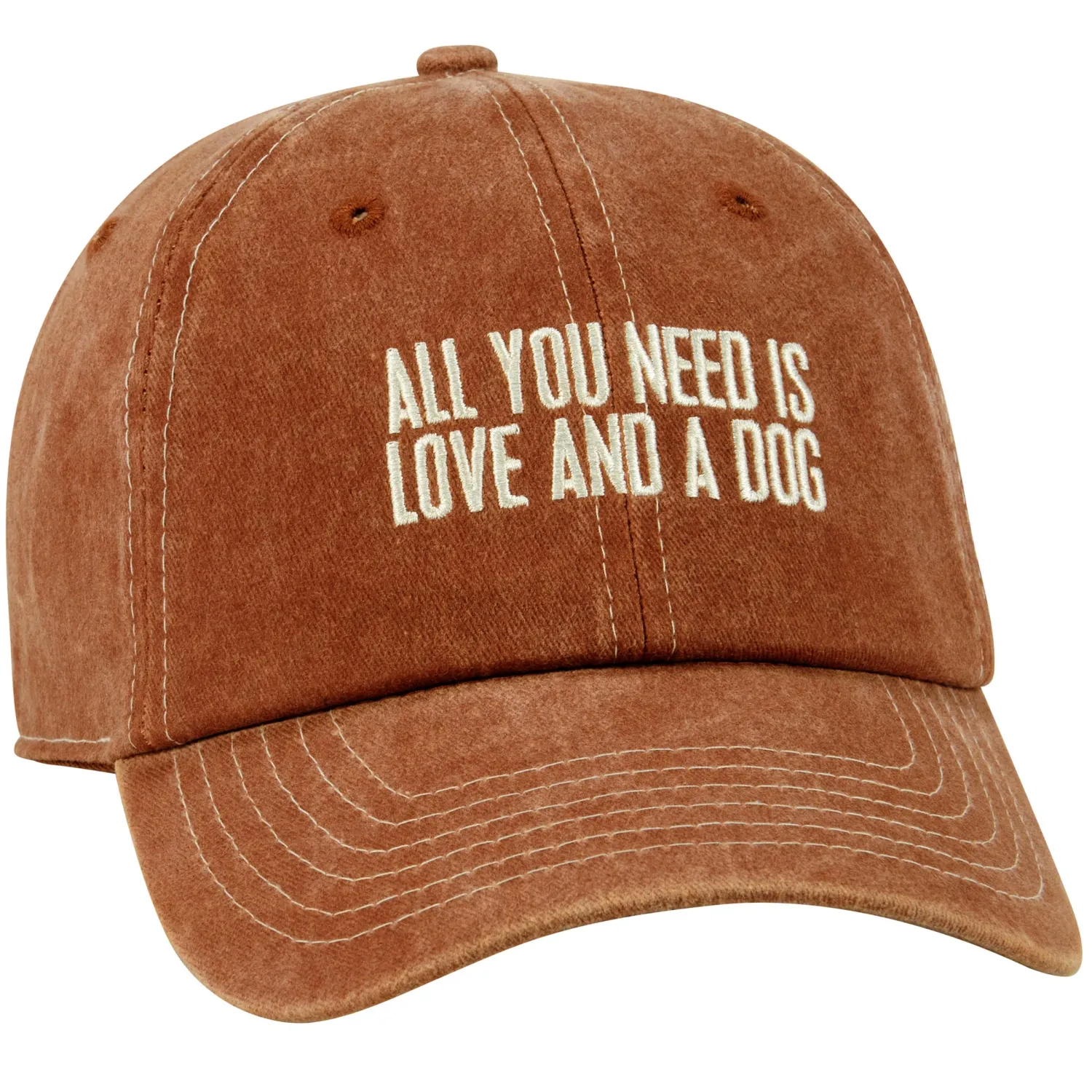 Baseball Cap Love And A Dog