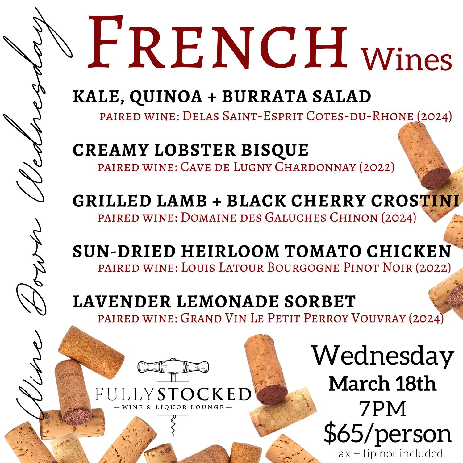 Wine Down Wednesday - March 18, 2026