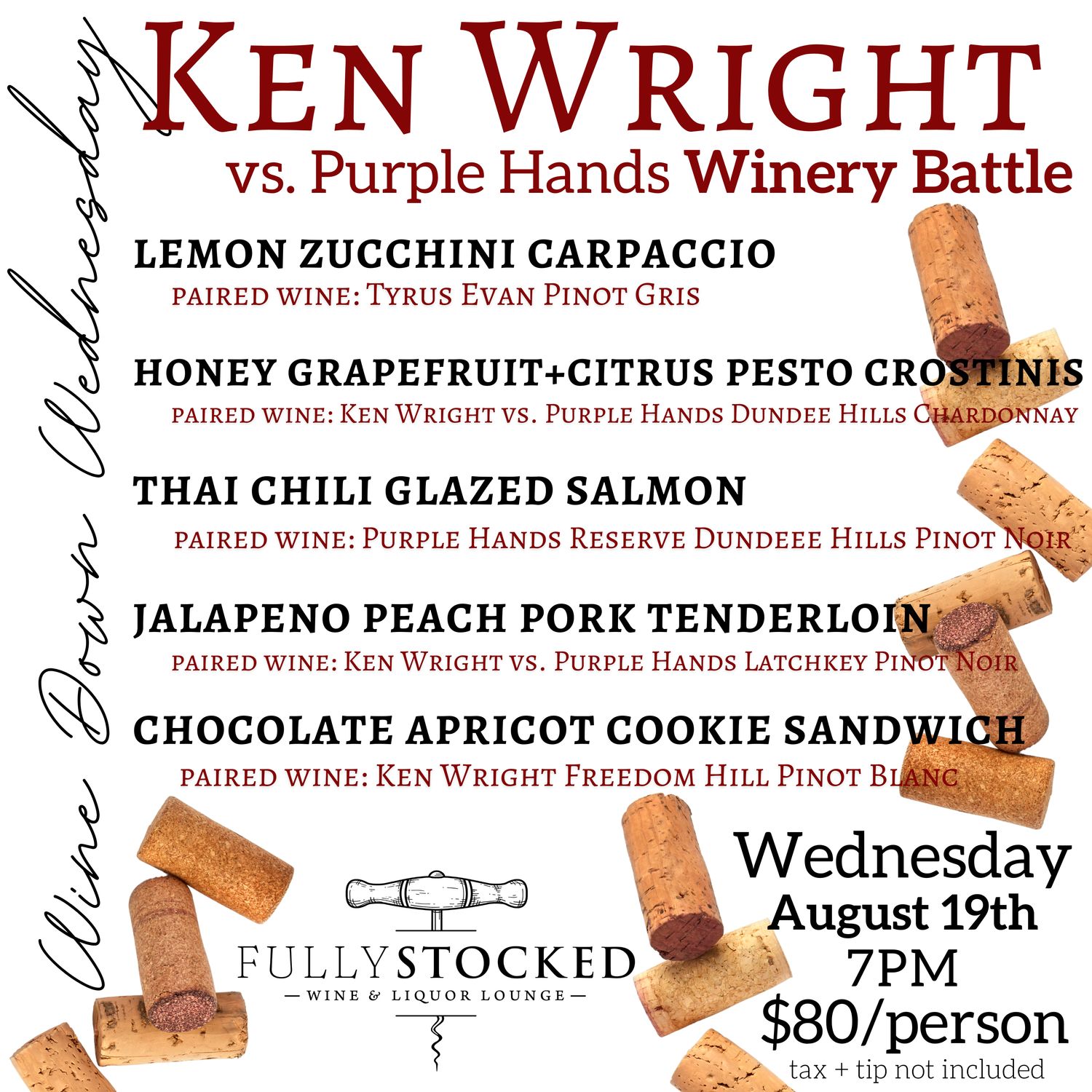 Wine Down Wednesday - August 19, 2026